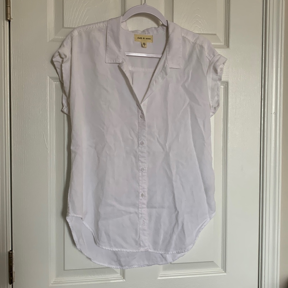 Cloth & Stone Short Sleeve Button Down